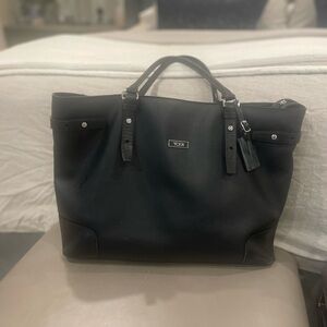 Tumi Black Travel Tote